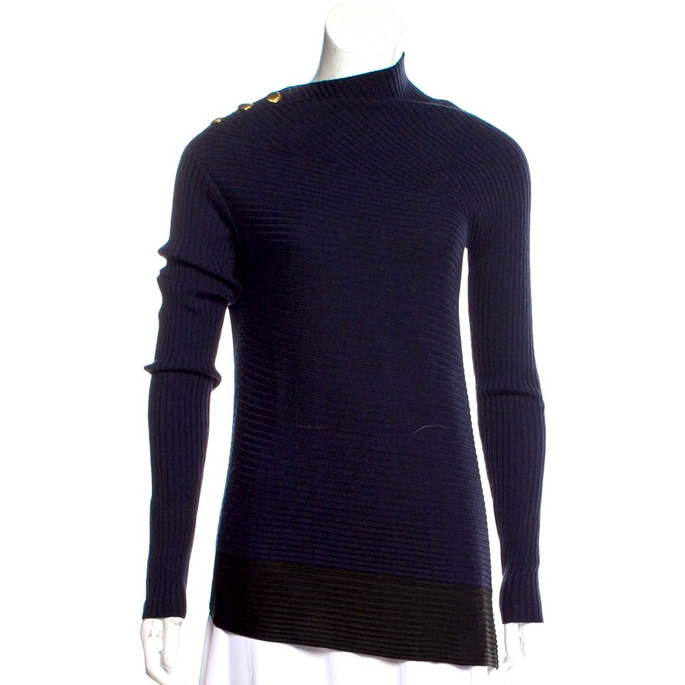 Rag And Bone Revolve Wool Mock Neck Sweater Xs - image 1